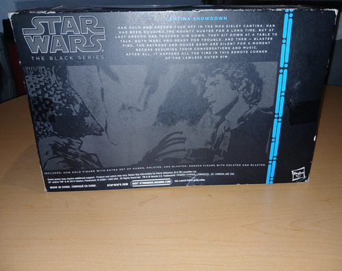 Star Wars Han Solo Y Greedo Cantina Showdown Black Series (Usado)