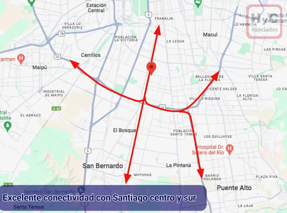 Imagen 4 de 20 de Oportunidad Única En Santiago Sur Metro Lo Ovalle