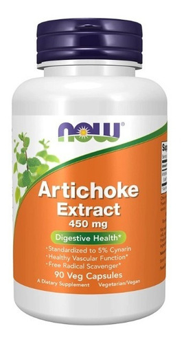 Now Artichoke 450 Mg X 90 Capsu - Unidad a $1709