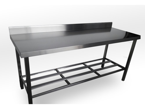 Mesa Bancada 190x65mt Inox 304 Espelho