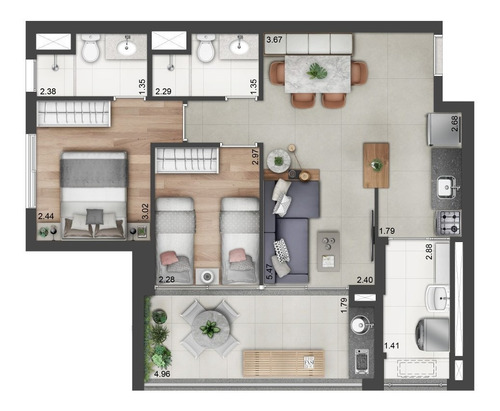 Imagem 18 de 20 de Apartamento - Ap02650 - 68975167