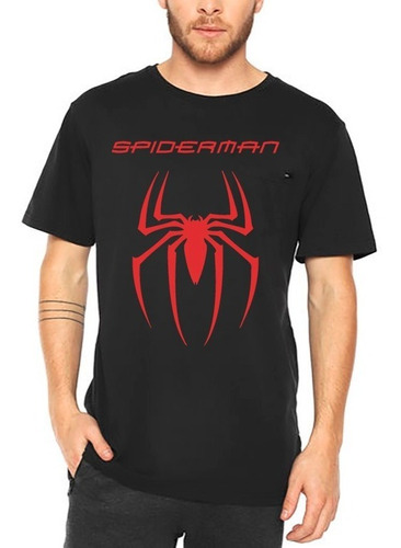 Polera Algodon Spiderman, Hombre Araña, Marvel, Avengers