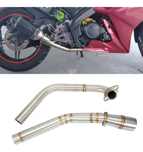 Tubo De Escape De Motocicleta, Acero Inoxidable Modifique
