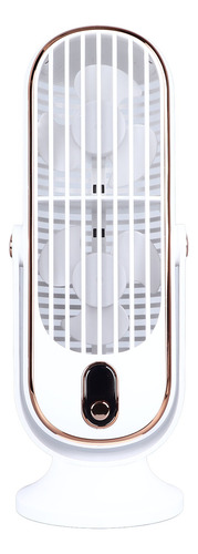 Ventilador De Mesa Con Conector Usb Portátil, 5 Marchas, Sil