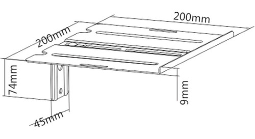 Imagen 4 de 6 de Mountplus Dvd-31 soporte Para Repisa De Dvd Reproductores