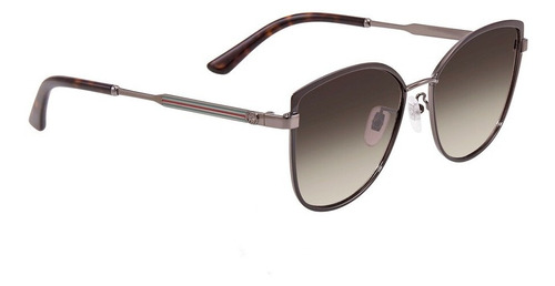 Lentes De Sol Gucci Con Degrade Café Gg0589sk 002 57