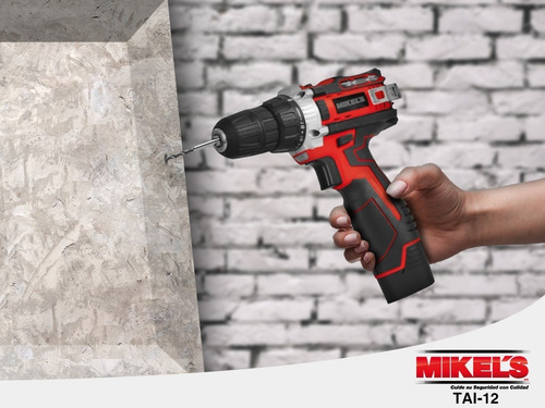 Imagen 5 de 5 de Taladro Inalámbrico Profesional 12v Mikel´s Ideal Para Casa