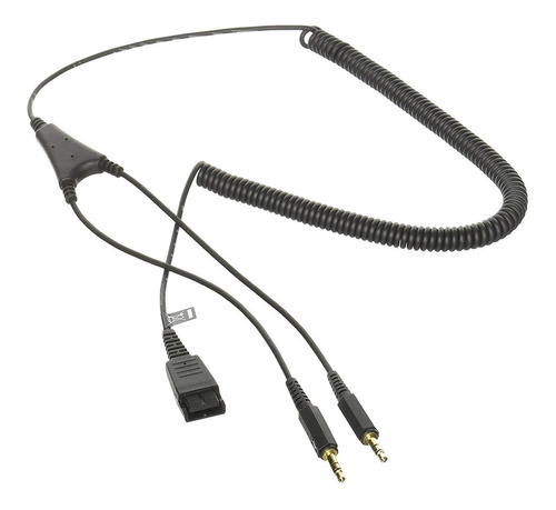 Cable Jabra Qd Teléfono A 2 Auxiliar 3.5mm P/ Tarjeta Sonido
