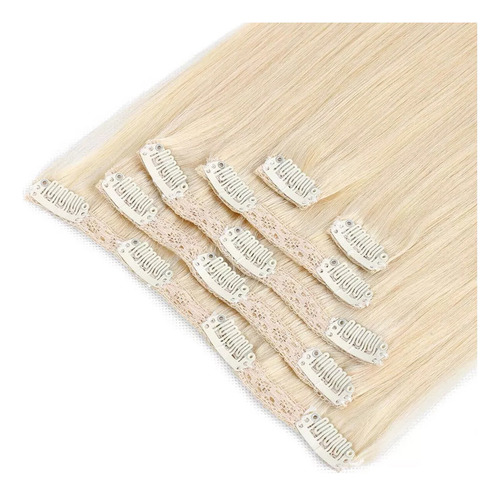 Cabelo Humano Loiro Liso + Oculos De Sol Combo 2