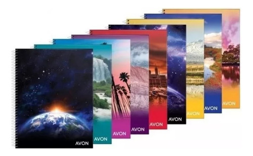 Cuaderno Universitario Avon 84 Hojas Pack X 5