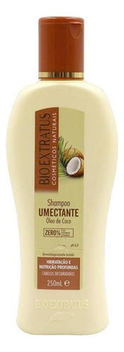 Shampoo Umectante Óleo De Coco 250 Ml Bio Extratus