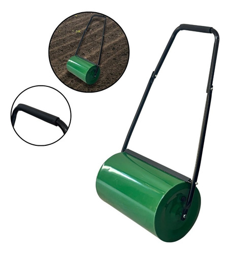 Rolo Nivelador De Grama E Compactador Gramado Areia Terra