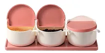 Comprar Set 3 Condimenteros Con Base + Cucharas