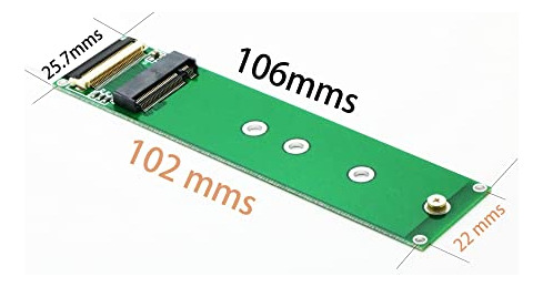 Extensor Sintech M.2 Nvme, Tarjeta De Extensión Ngff M-key P