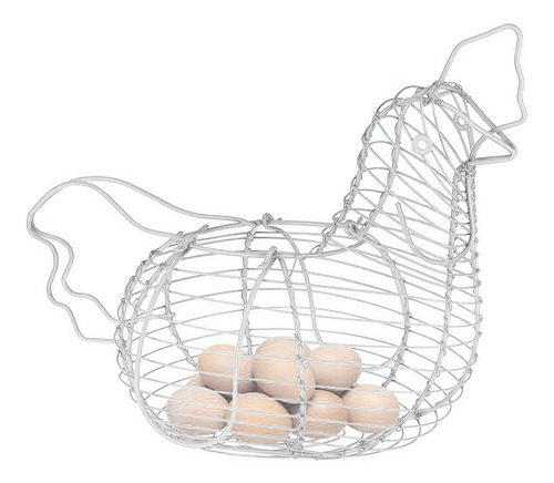 Cesta Creativa De Almacenamiento De Huevos De Hierro