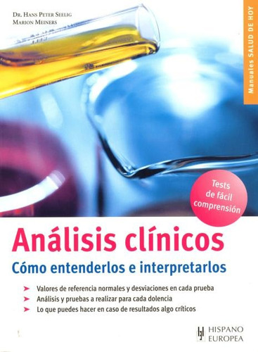 Analisis Clinicos . Como Entenderlos E Interpretarlos