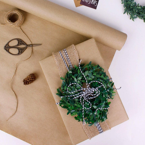 Imagen 6 de 8 de 20 Hojas De Papel Kraft Para Envolver Flores Regalos 60x60cm