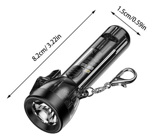 Linternas Recargables Del Llavero Mini Llavero De La Lintern