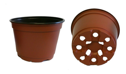 10 Nuevo 6 Inch Teku Nursery Pots Plastico Azalea Bote