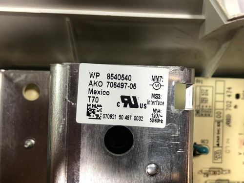 Imagen 2 de 2 de Tarjeta Motor Lavadora Whirlpool W10163007 8540540