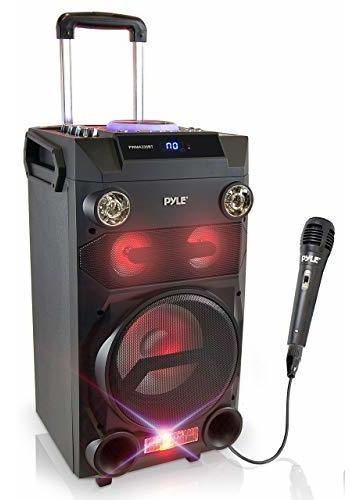 Altavoz Portátil Inalámbrico Para Karaoke Con Luces Dj.