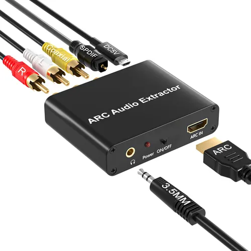 Adaptador Hdmi Arc, Extractor De Audio Arc Con Toslink Ópt.