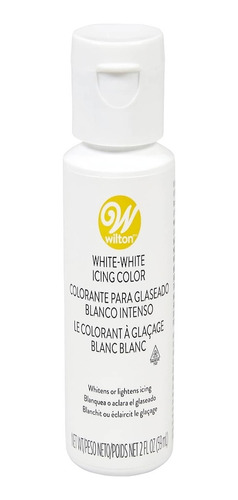 Colorante En Gel Blanco Blanco Wilton - 59 Ml