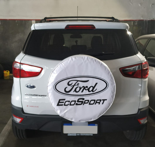 Funda Rueda Auxiliar Ford Ecosport Diseño Blanco