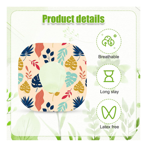 Cubras De Sensor De 25 Piezas Para Dexcom G7, Flores De De