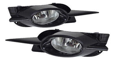 Fit Honda 09-11 Civic 2dr Coupe Clear Bumper Fog Lights  Jjd