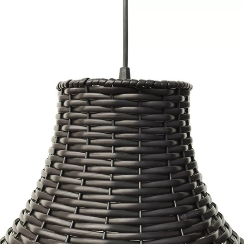 2 Pendentes Junco Chapéu Chinês Luminária Lustre Fio 2m