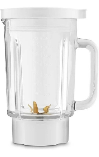 Licuadora Ufesa Opal 1.5 L Vaso Vidrio 6 Cuchillas Blanco