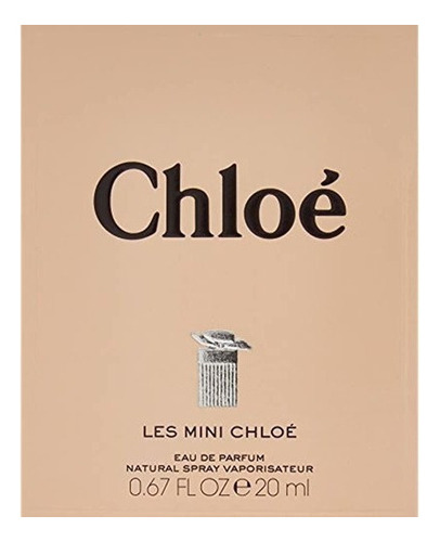 Chloe Eau De Parfum Para Mujeres 067 Onzas