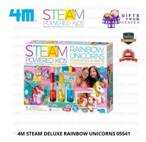 Libro Steam Powered Kids Rainbow Unicorns