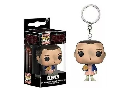 Funko Pop Llavero Stranger Things Eleven Con Eggo Once   