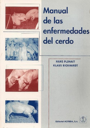 Libro Manual De Las Enfermedades Del Cerdo De Hans Plonait,