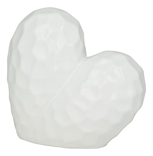 Escultura De Corazón De Porcelana Contemporánea Deco 79, 8  