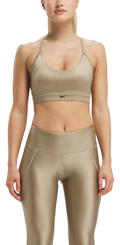 Top Reebok Holiday Lux Strappy Sports Boulder Beige Mujer