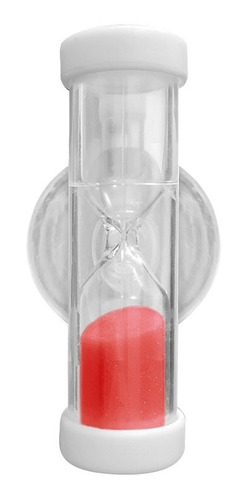 Imagen 2 de 4 de Reloj De Arena Para La Ducha De 3 Minutos Con Chupa