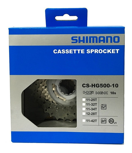 Cassete Shimano Tiagra Cs-hg500 10 Velocidades 11-34 Dentes