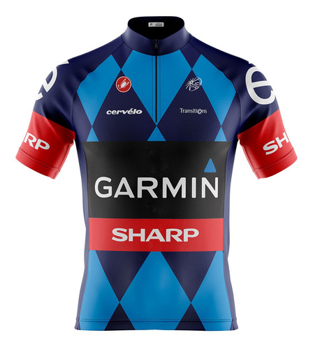 Camisa Ciclismo Mtb Garmin Sharp (p-m-g-gg-3g-4g)