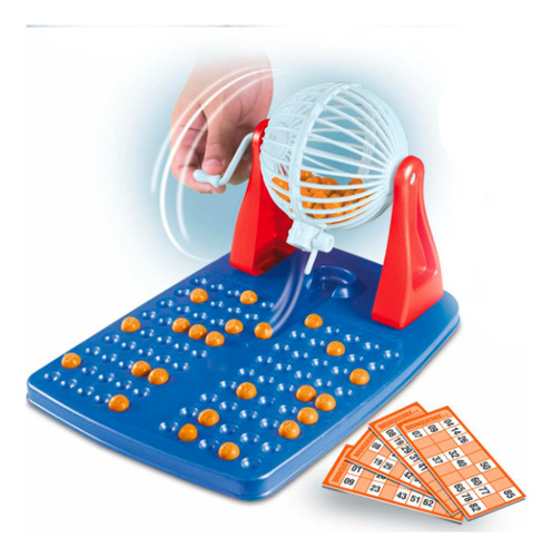 Bingo Family Club Com Globo E Cartelas - Solapa - Brinquemix