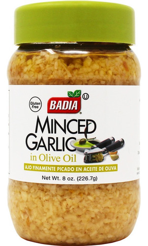 Badia Ajo Picado En Aceite Oliva Minced Garlic Oliveoil 226g