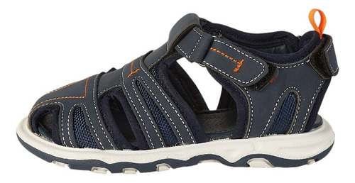 Huarache Cerrados De Niño Estilo 15759 Color Marino