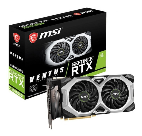 Tarjeta De Vídeo Msi Geforce Rtx 2080 Super 8gb Ventus 