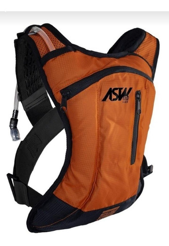 Mochila De Hidratação Asw Tank Lite 2 Litros Bike Motocross 