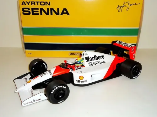2024年秋冬新作 Minichamps 1/18 Mclaren Mp4/6 F1 Senna 1991 Campeão # Ayrton ミニカー