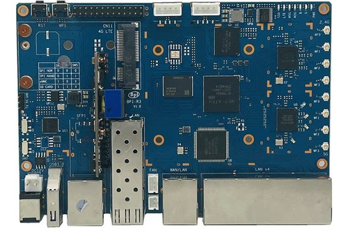 Desarrollo Enrutador Mediatek Emmc Sfp Gbe Soporte Poe