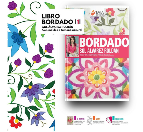 Libro Bordado N 1 Sol Alvarez Roldán - Evia Ediciones