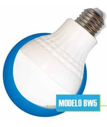 Foco Led 5w E26 E27 A19 Lampara Bulbo Globo Blanco Frio